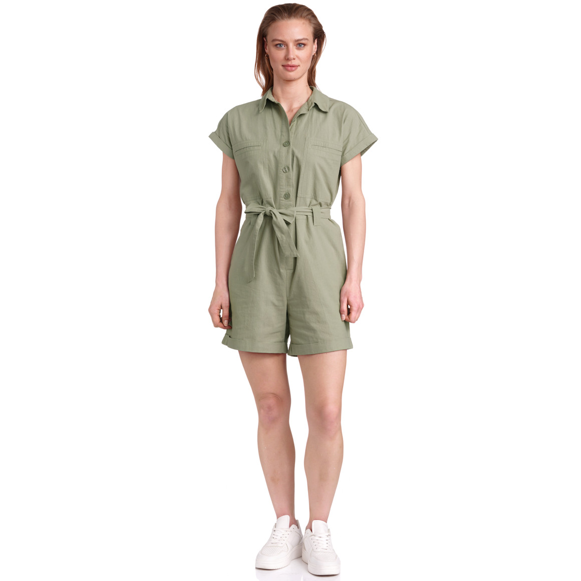 Jonas Nielsen Damen Jumpsuit mit Bindegürtel helloliv