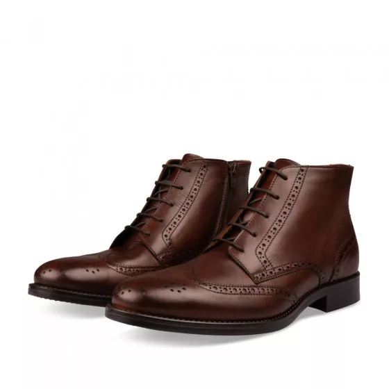 Bottines MARRON B-BLAKE CUIR