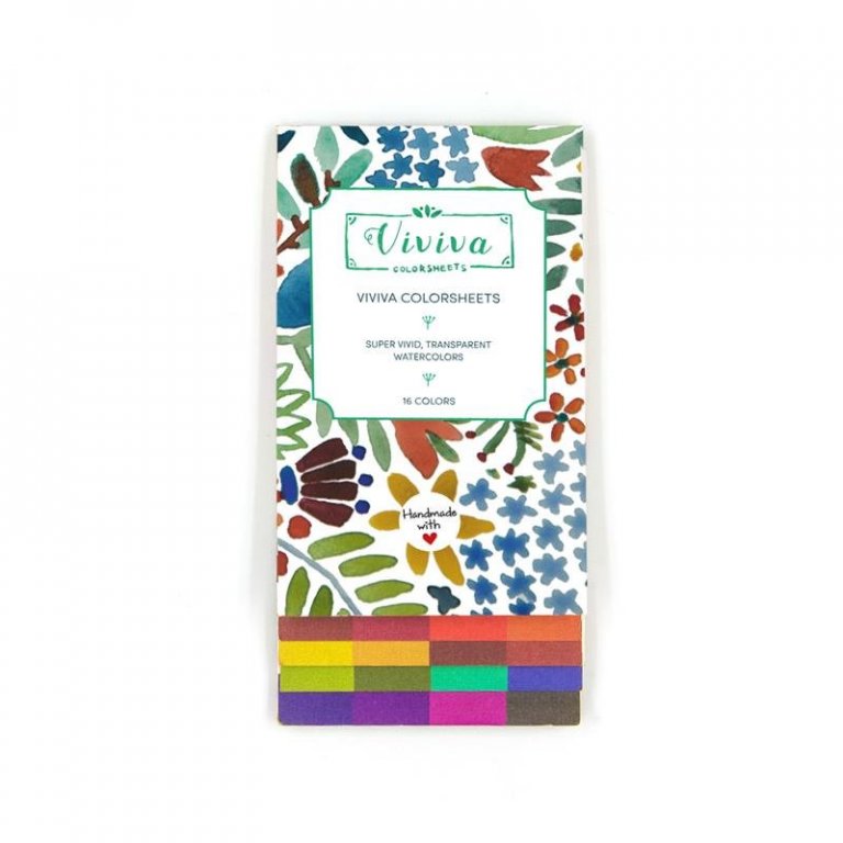 Viviva Aquarellfarbe Colorsheets, Set