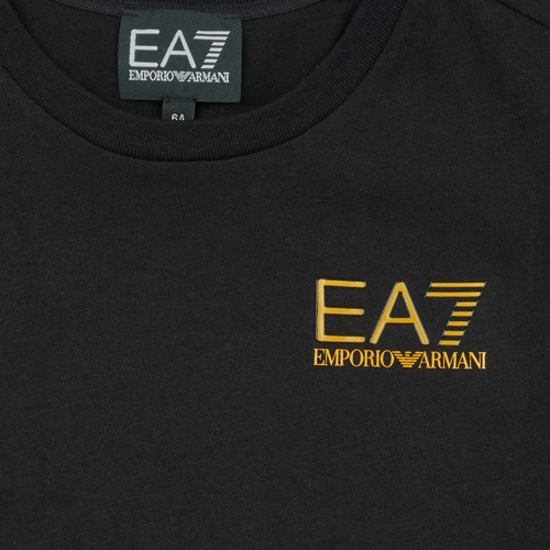 Emporio Armani EA7 - CORE ID TSHIRT - Noir / Doré