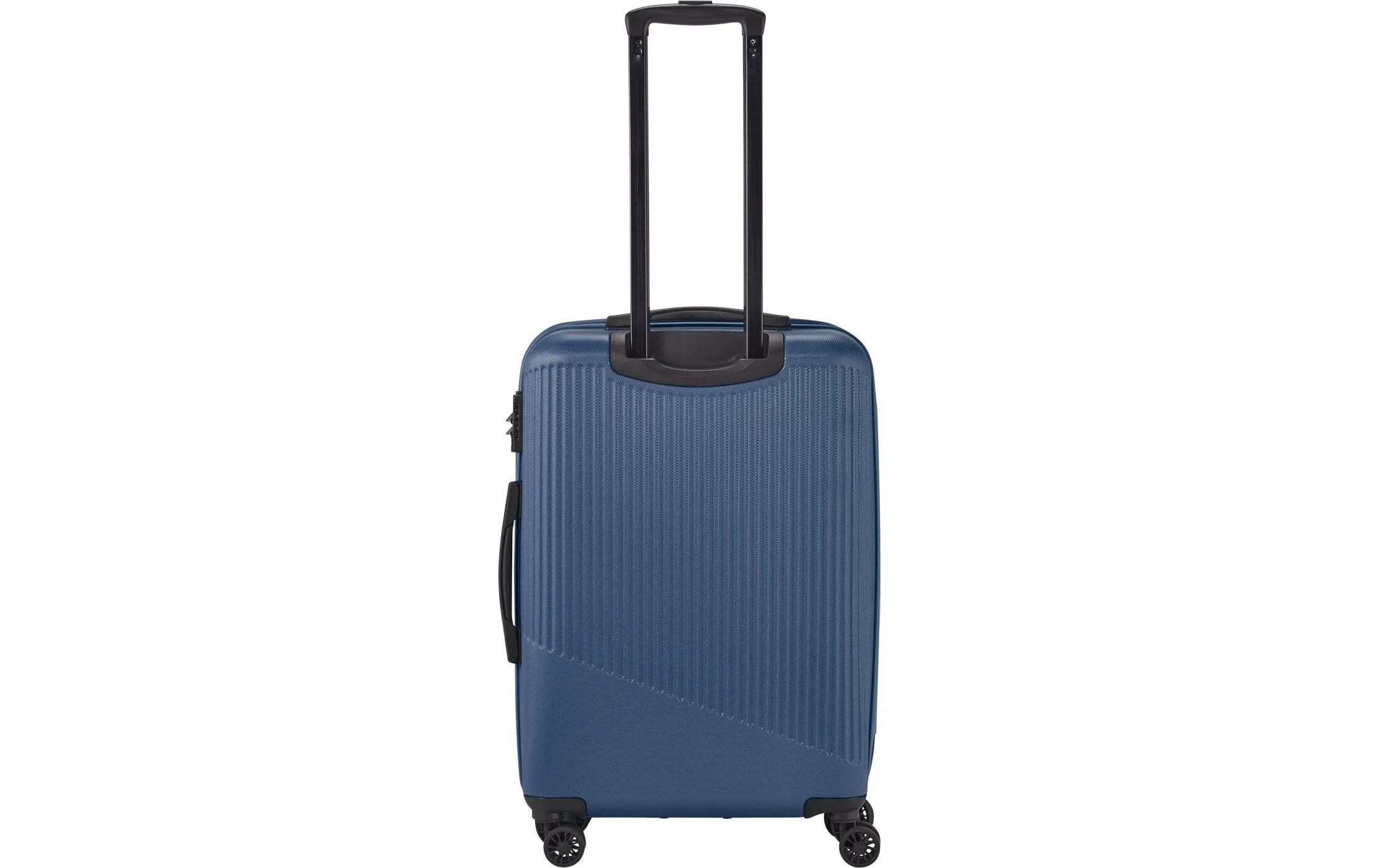 Reisekoffer BALI Trolley M Blau4-Rollen Hartschalenkoffer