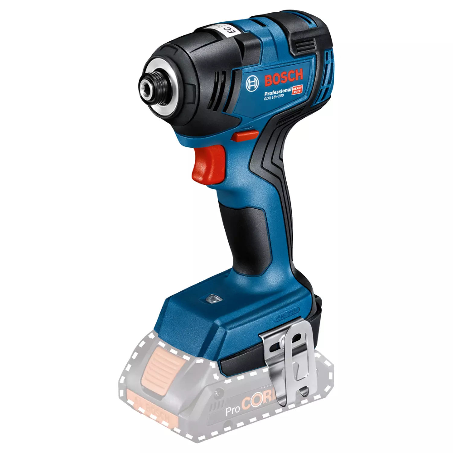 Bosch GDR 18V-200 18V Li-Ion accu slagschroevendraaier body - 200Nm - koolborstelloos