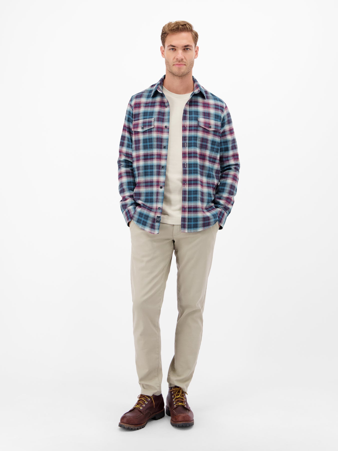 Casual Flanellhemd - weicher Twill, starker Style