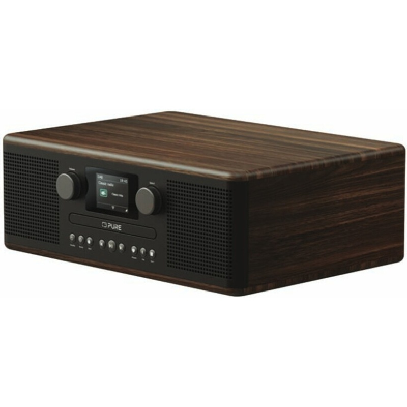 Chaine HiFi Pure Lecteur CD stereo Bluetooth Radio Classic C-D6 noir cafe