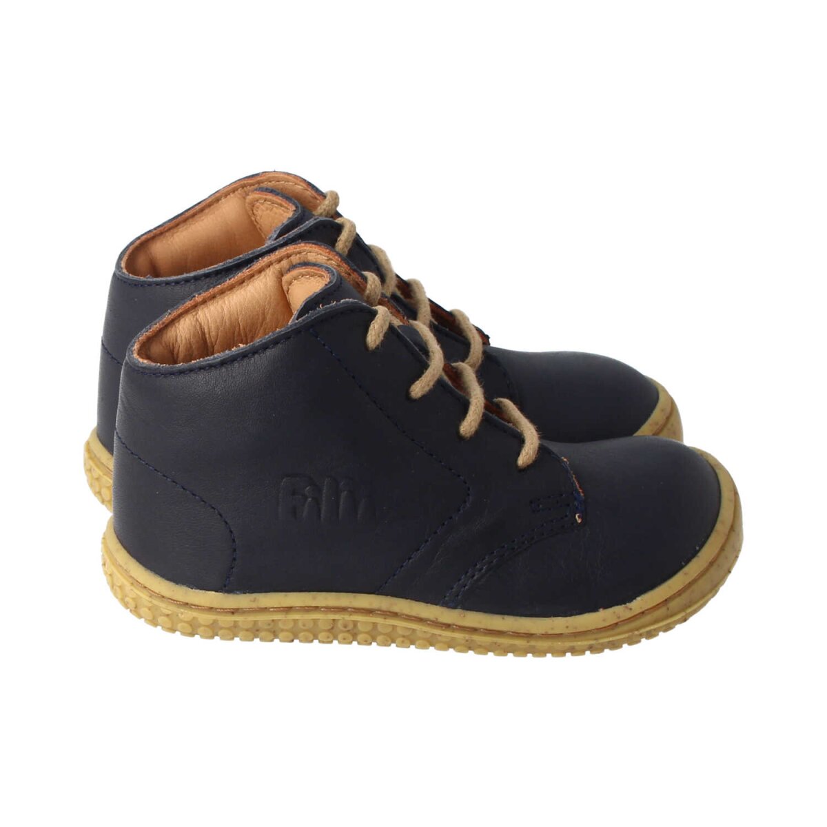 B3222-2 navy SOFT-TOE BIO-nappa leather laces Weite/M