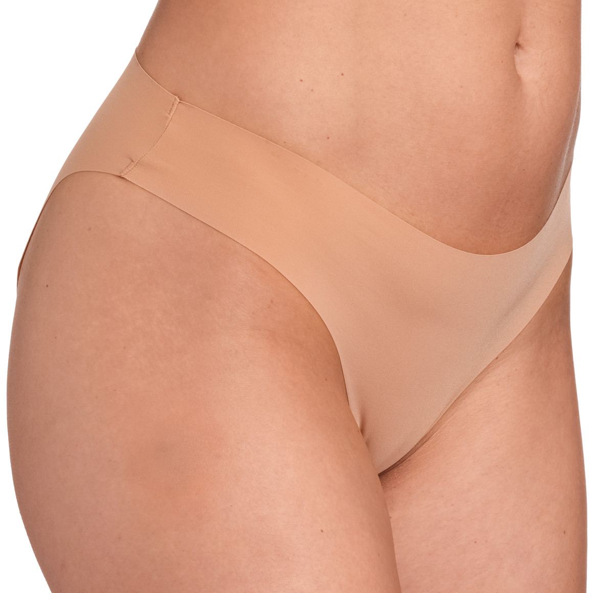 Gina Benotti Damen Seamless-Slip im Basic-Look hellbraun