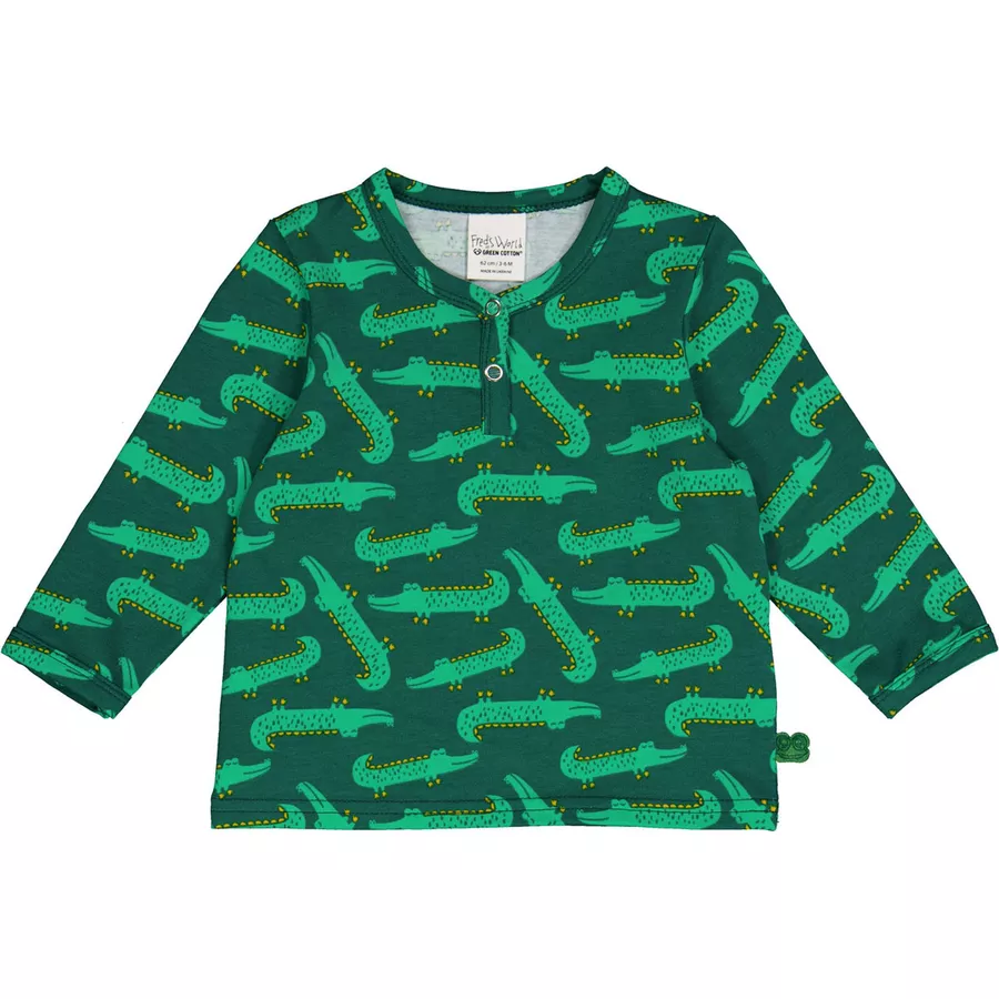 Fred's World Babylangarmshirt CucumberGrassyellow