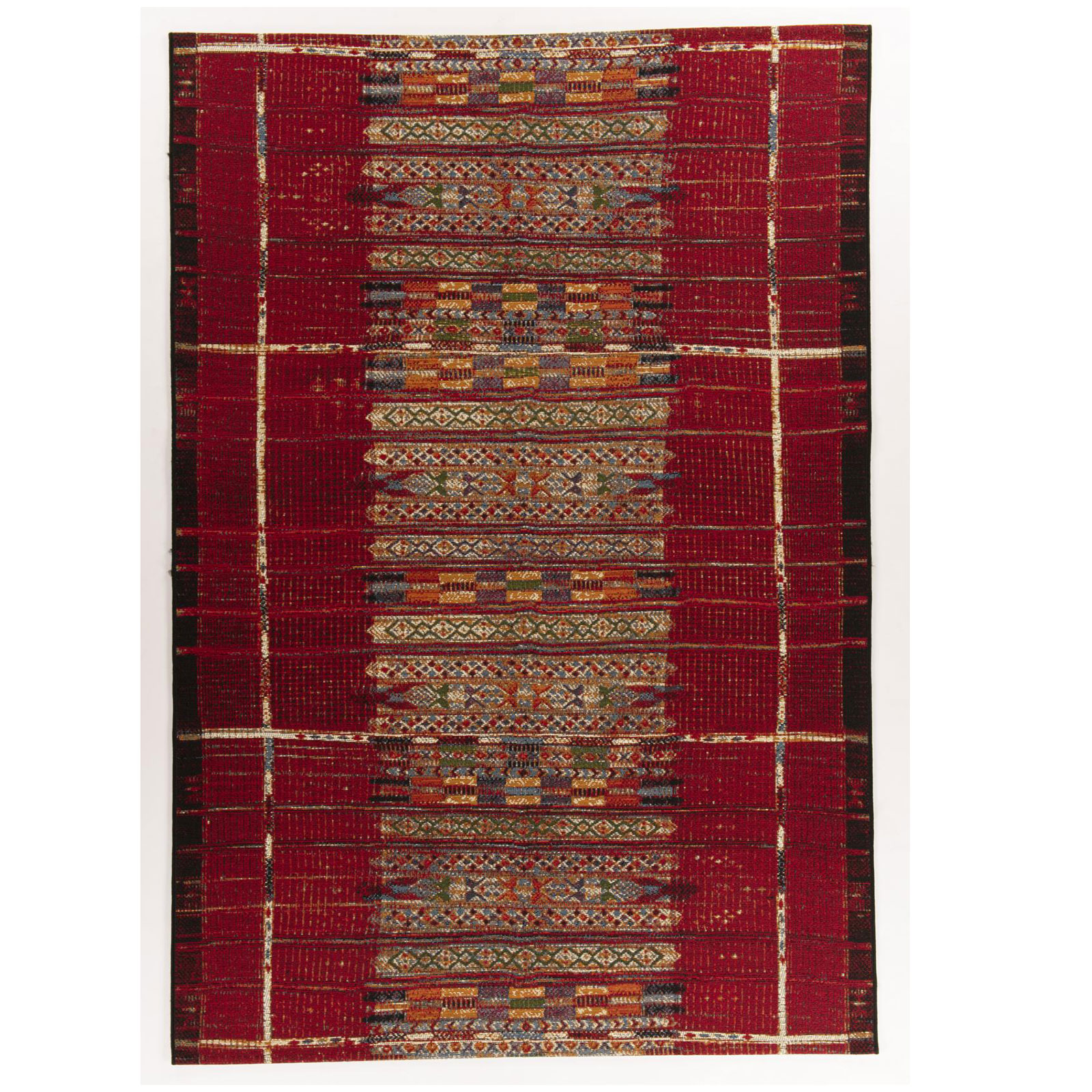 In-/Outdoorteppich - rot - 60x100 cm