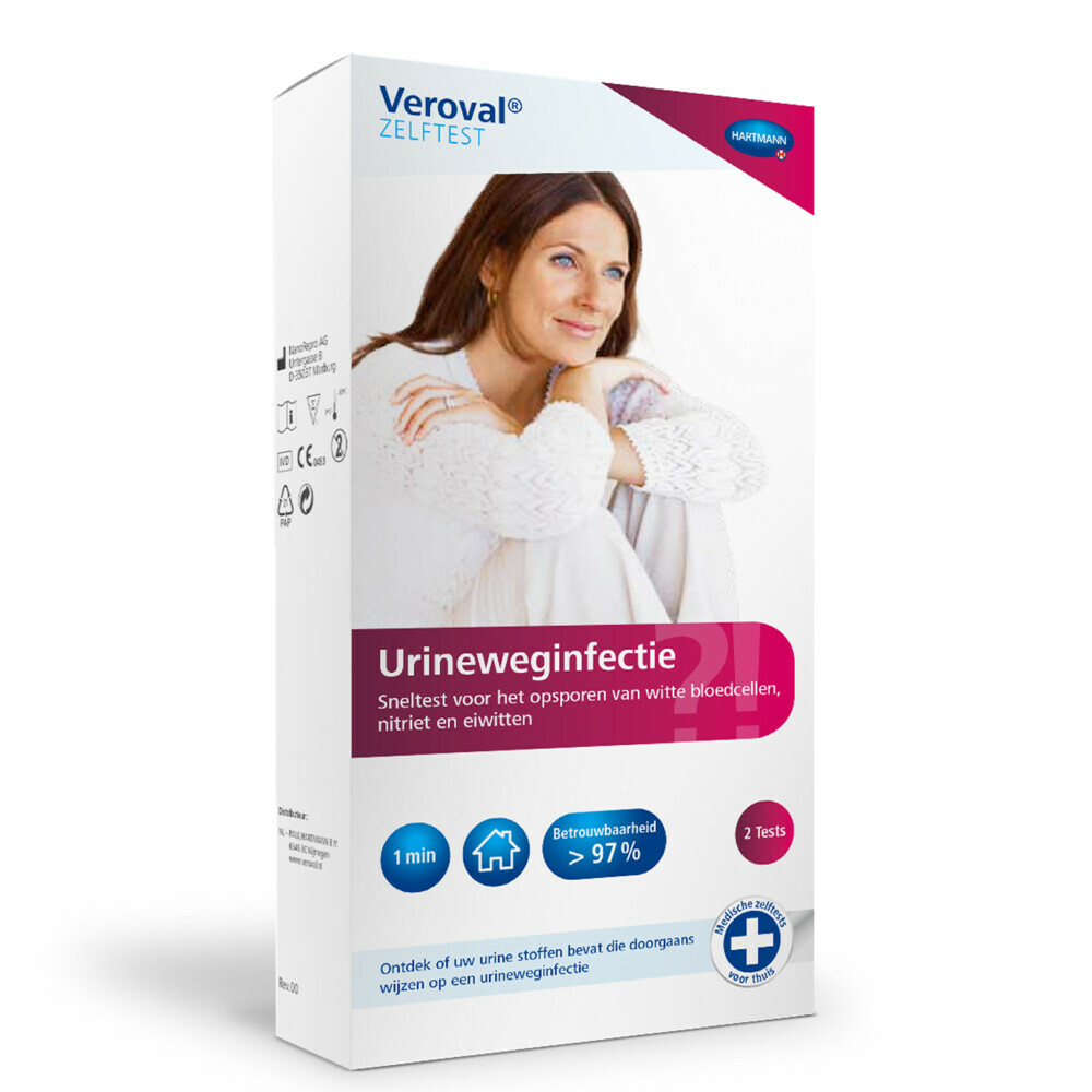 Veroval Zelftest Urineweginfectie2 stuks