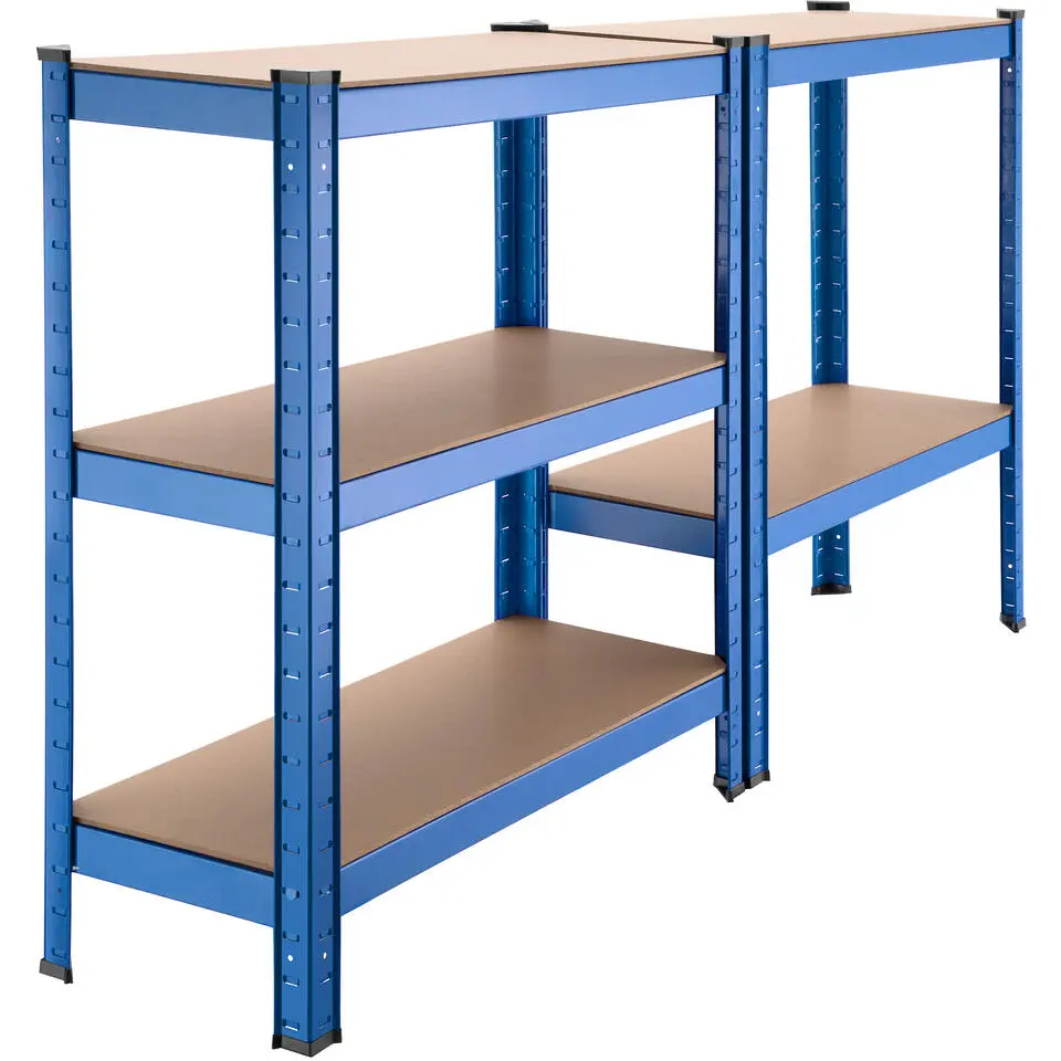 tectake Opslagrek 5 niveaus, Blauw