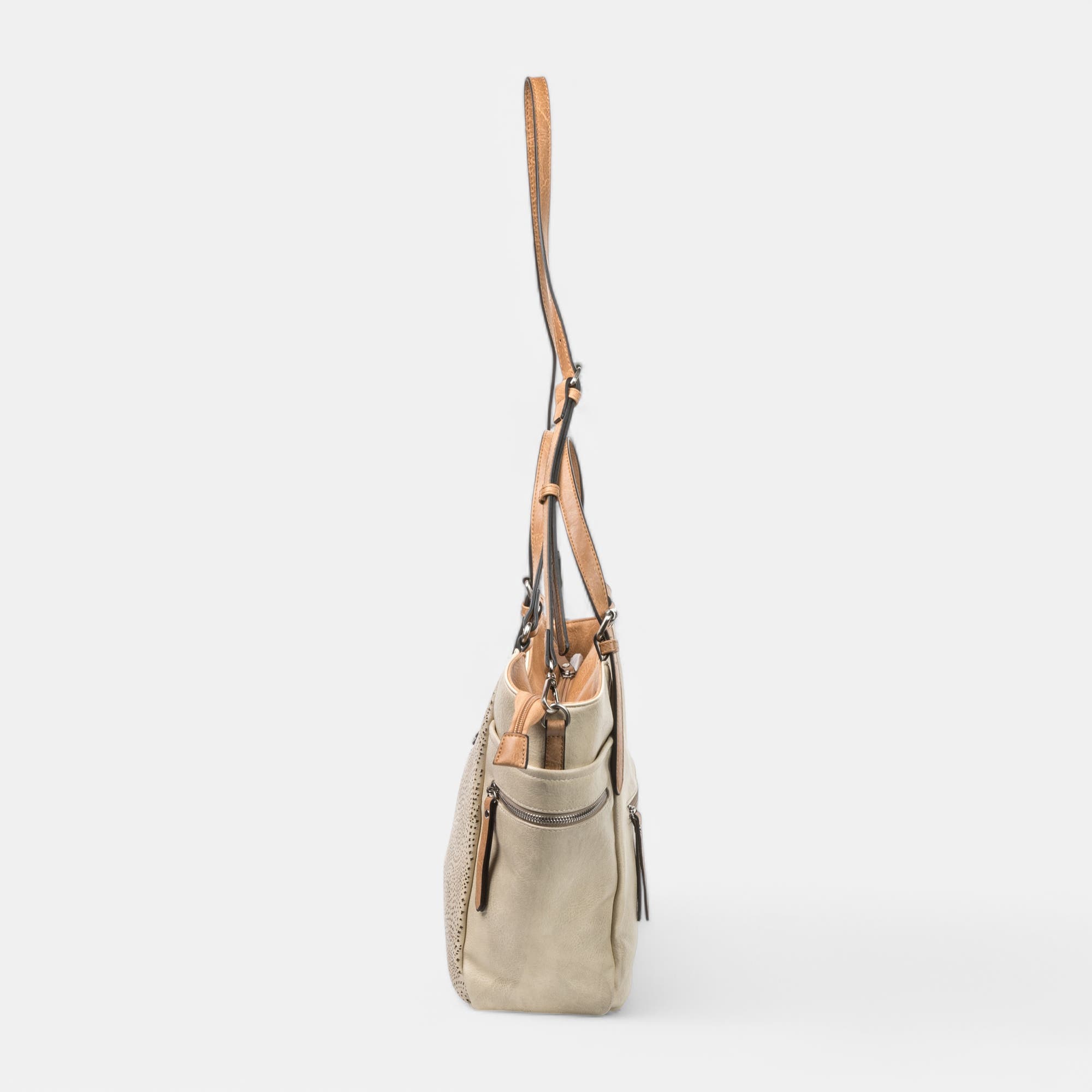 Sac à main beige