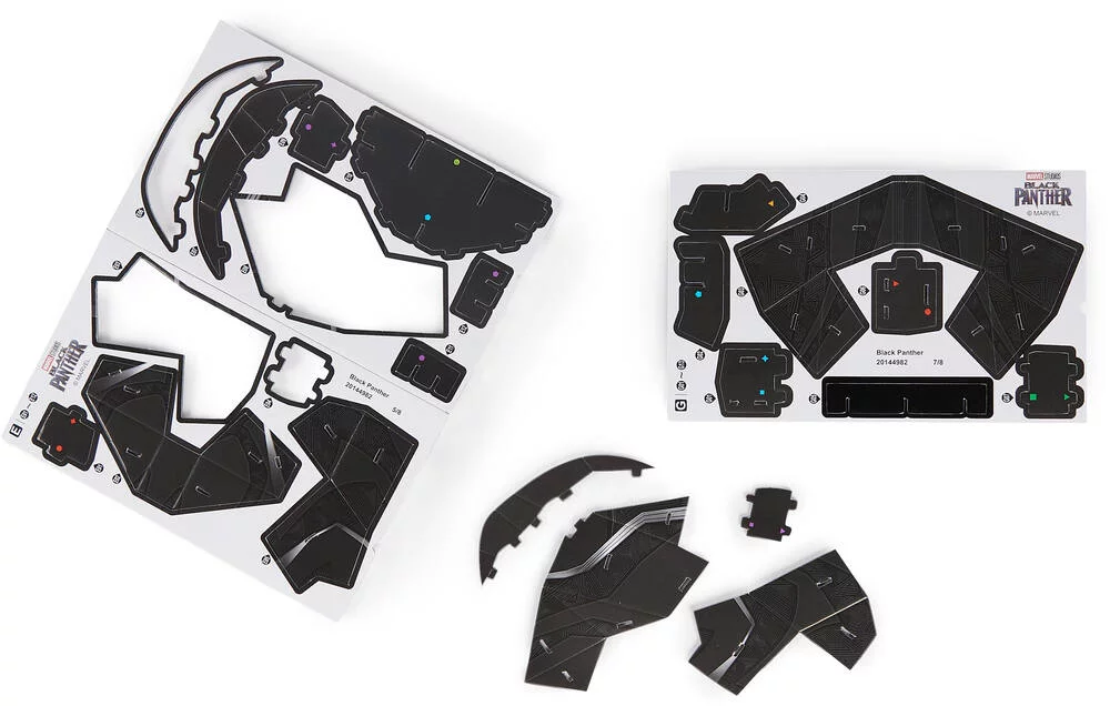MARVEL - AVENGERS - PUZZLE 3D - BLACK PANTHER - MASQUE 82 PIECES