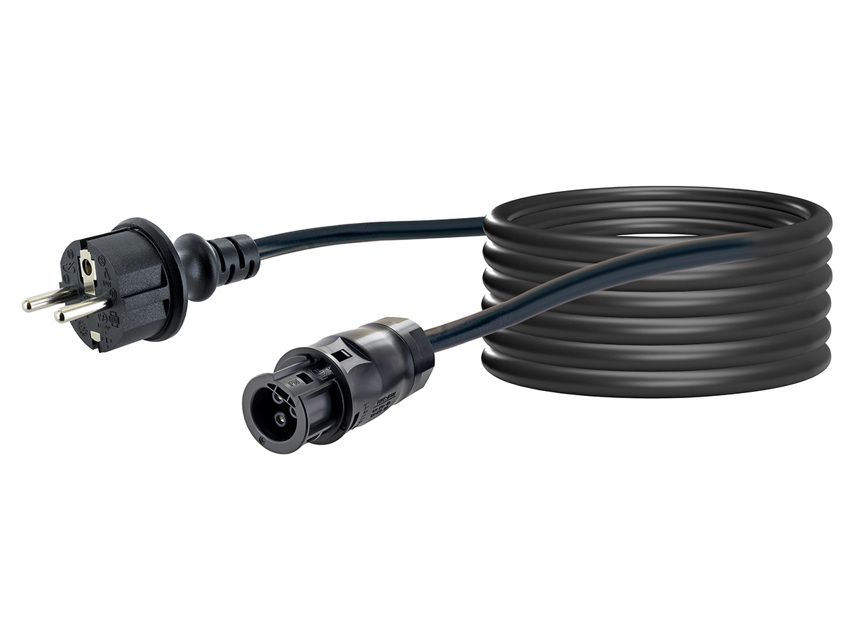 Schwaiger SOSB1000 Betteri Schuko aansluitkabel - 10 meter