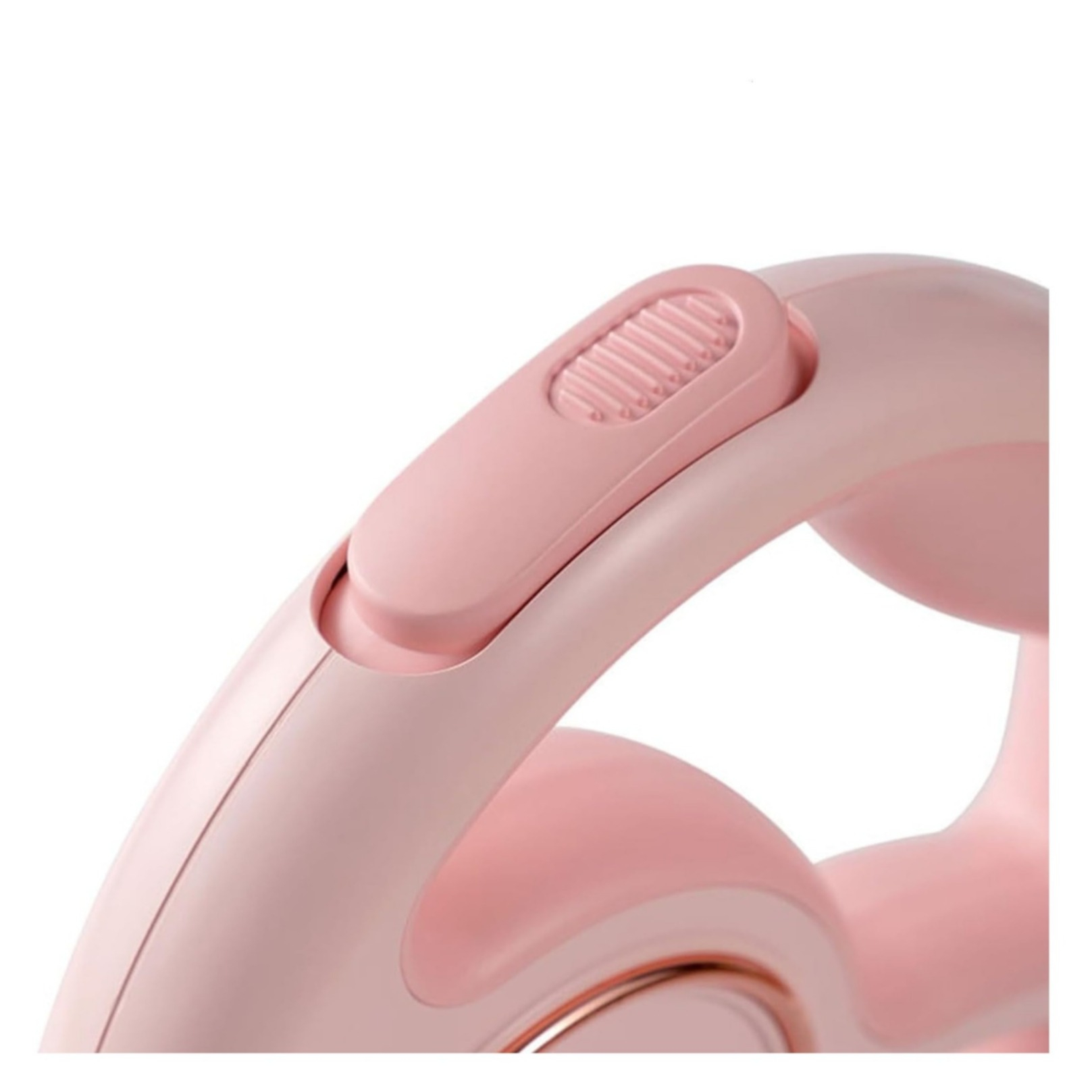 (3m) Einziehbare Hunde Leine mit Taschenlampe USB Rollleine inkl. LED Beleuchtung / Kotbeutel Spender / Karabiner Griff - Rosa
