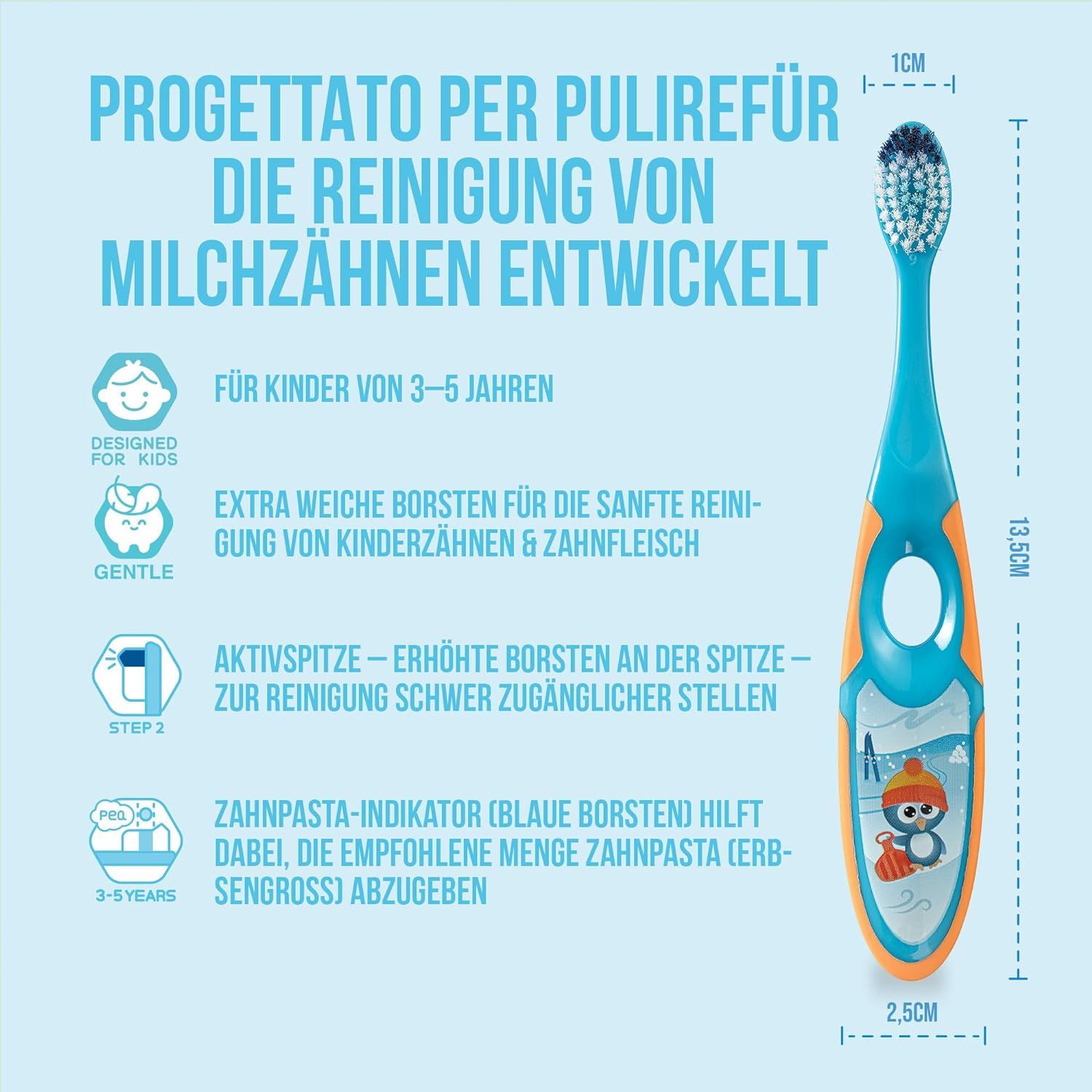 Jordan Step 2 Zahnbürste Kinder