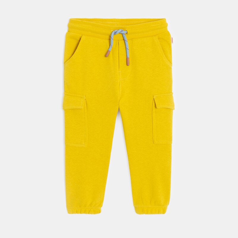 Jogging bébé garçon battle jaune en coton recyclé Catimini Jaune