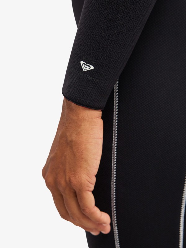 3/2 Elite Xtra Stretch Combinaison de surf zip poitrine Noir Femme