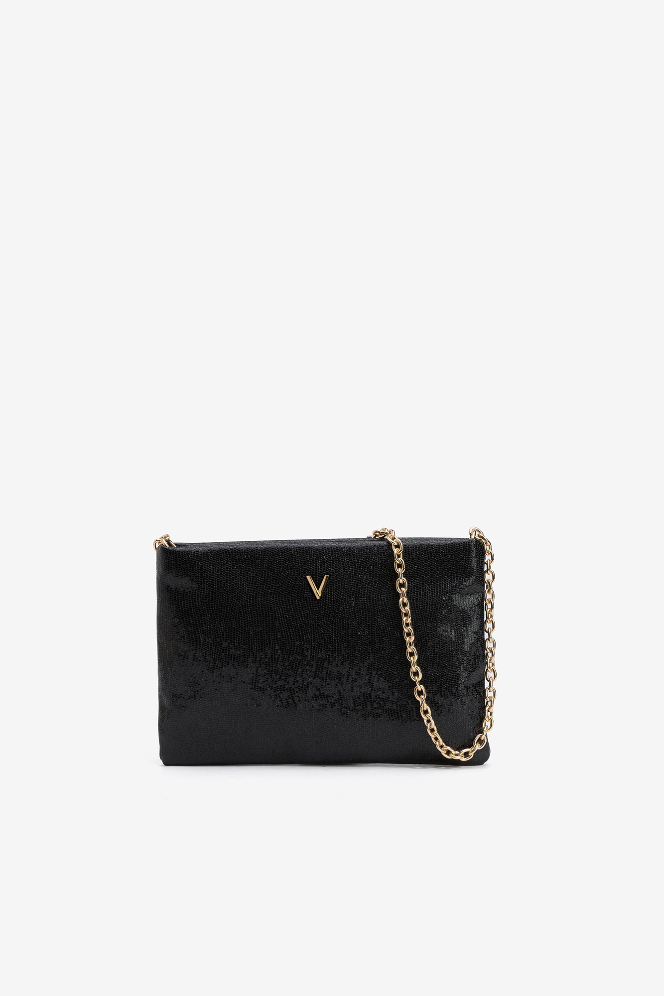 clutch de festa com efeito crocodilo