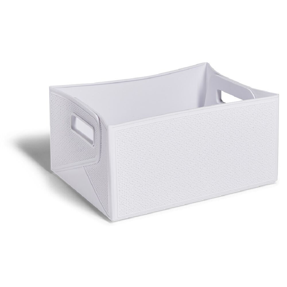 Panière flexible pliable plastique 32x16x24cm - 4 coloris