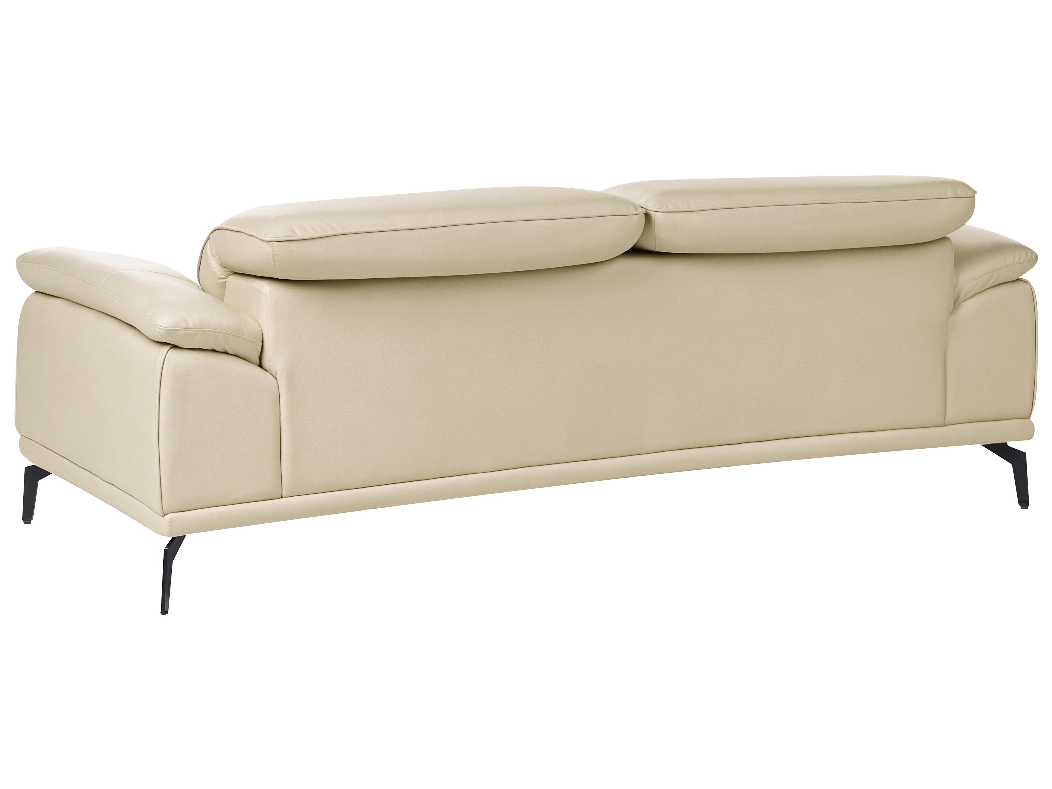 Bank 3-zits VEJEN Kunstleer Beige