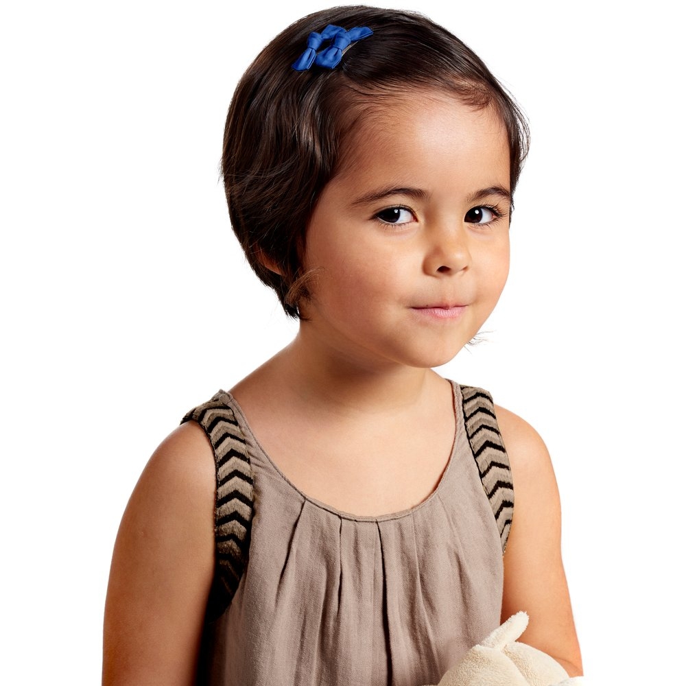 Barrettes Clic-Clac Petits Noeuds Bleu Navy