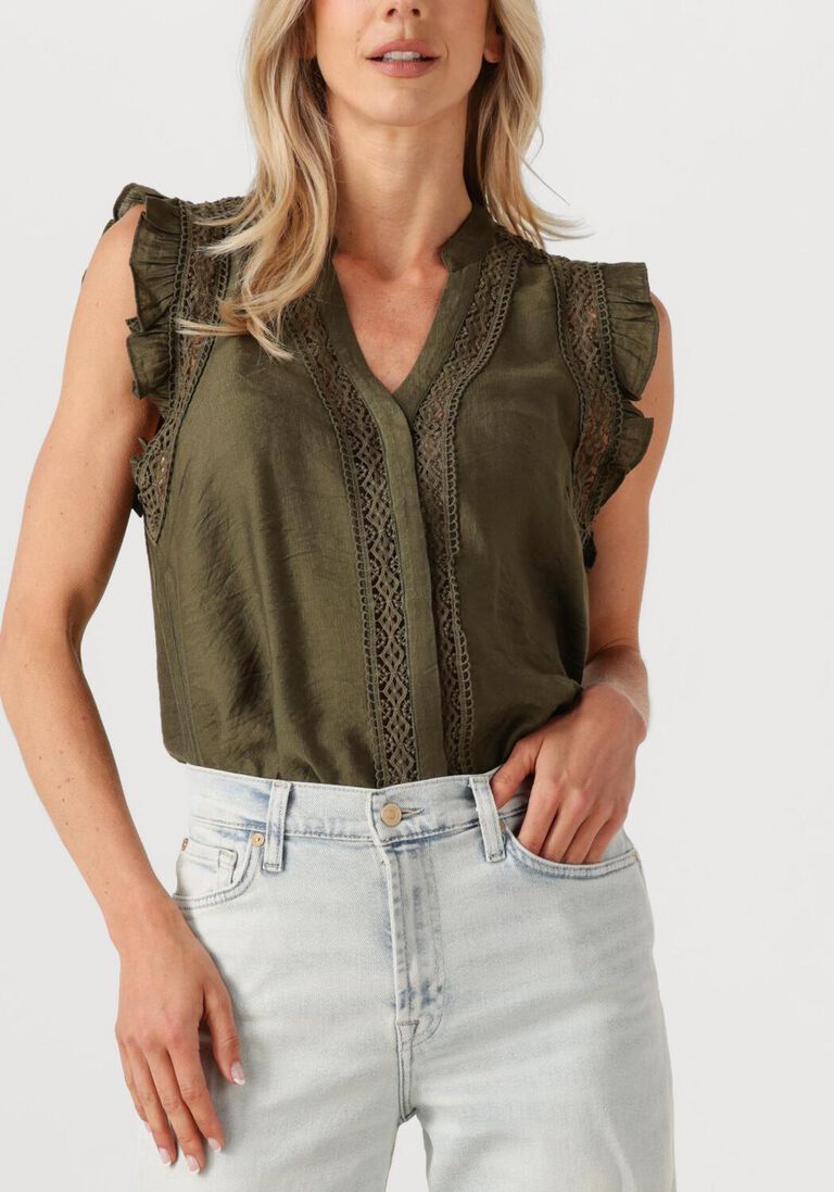 olijf co'couture top caryncc frill top