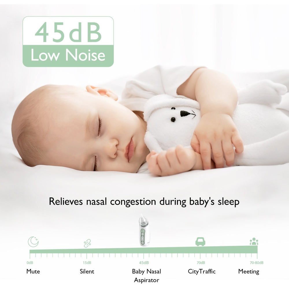 Køb Momcozy Baby Nasal Aspirator- Lang Batteri Levetid