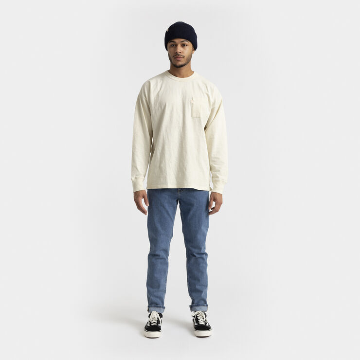 RVLT - Revolution Stone washed blue loose jeans Washed blue