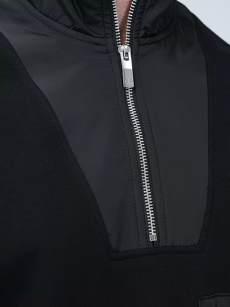 ARMANI EXCHANGE Troyer Sweater  schwarz