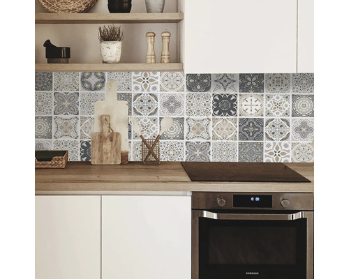 Keukenachterwand mySpotti Profix Liam tegellook 100 x 60 cm PX-10060-1588-HB