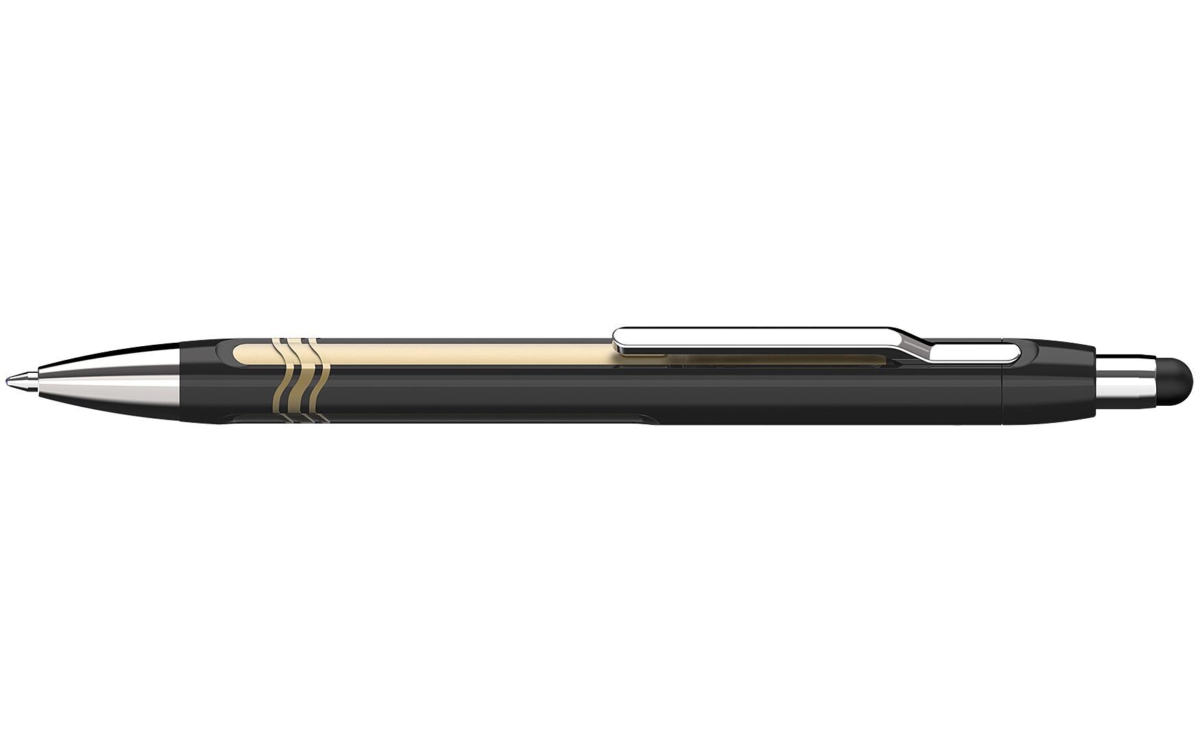 Eingabestift Epsilon Weiss/GoldTouchpen mit Kugelschreiber