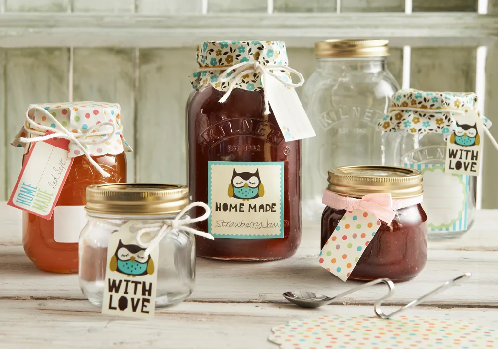 Kilner Labelpakke Ugle - 73 stk.