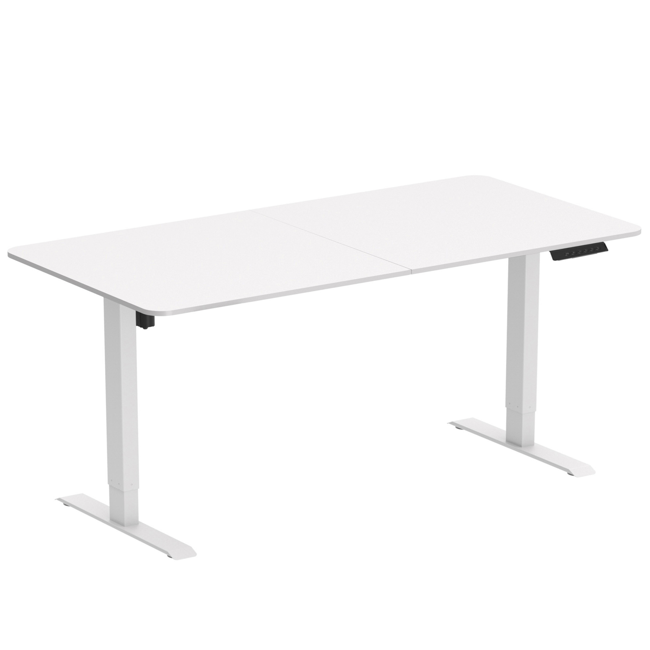 Stehpult elektrisch BUDGET weiss 140 x 70 cm
