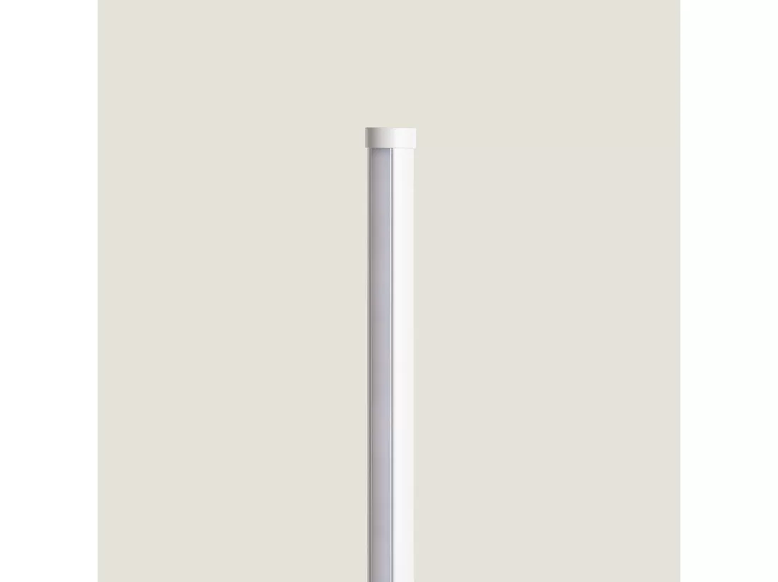Lampadaire LED 27W Métal Meghri Blanc