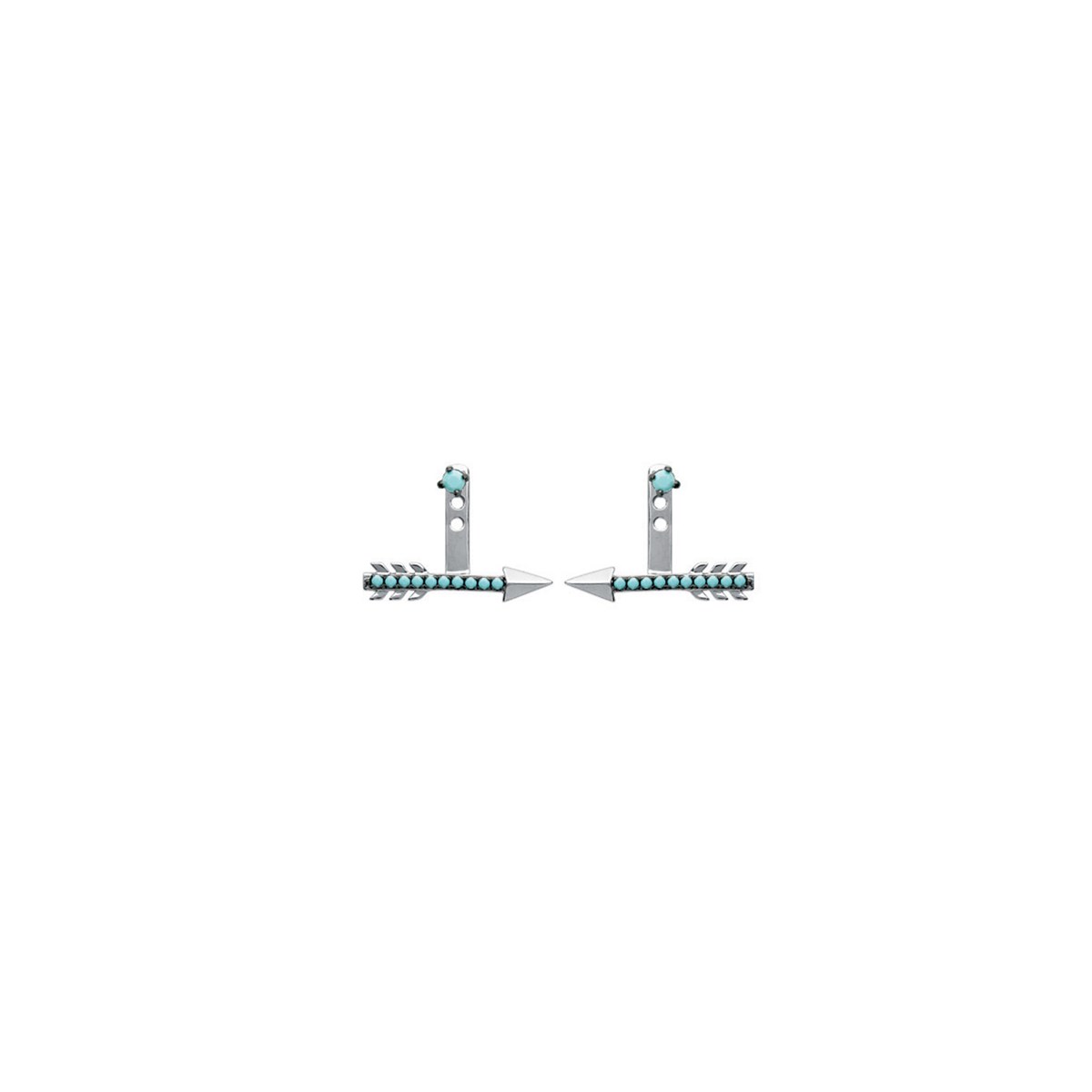 Boucles d'oreilles FLECHE - Lorenzo R / Argent