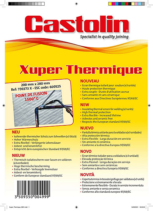 Ecran thermique 200 x 280 mm - 3 plaques