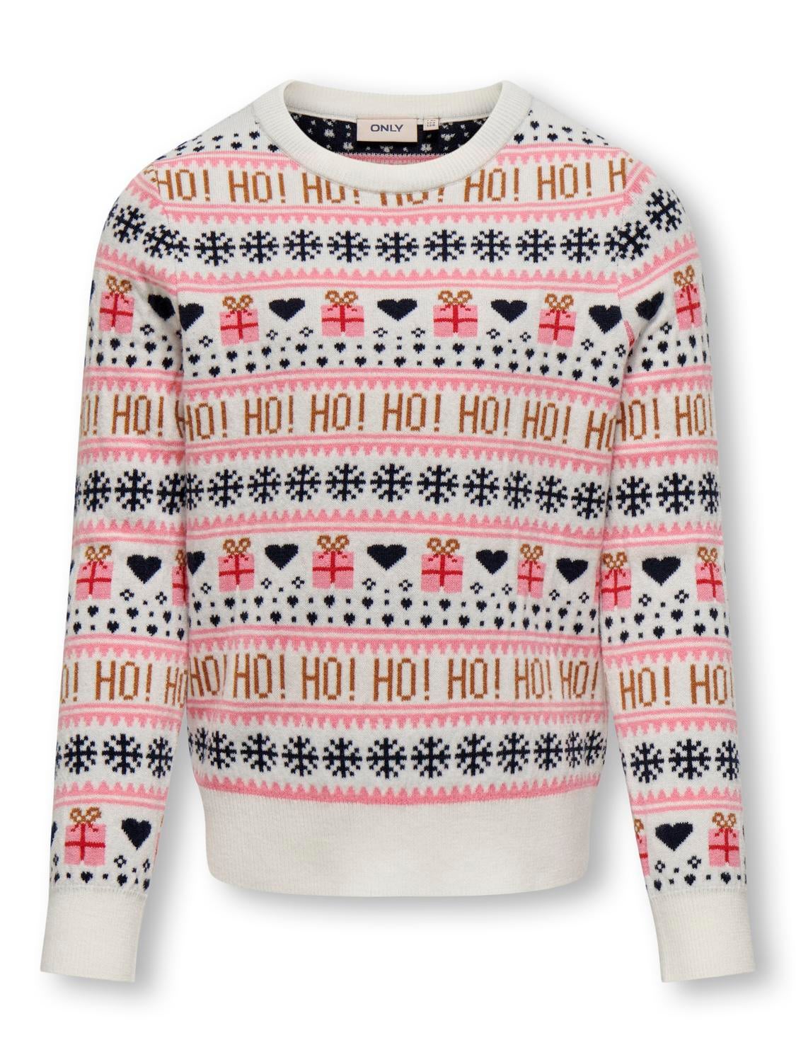 KOGXMAS Strickpullover Cloud Dancer