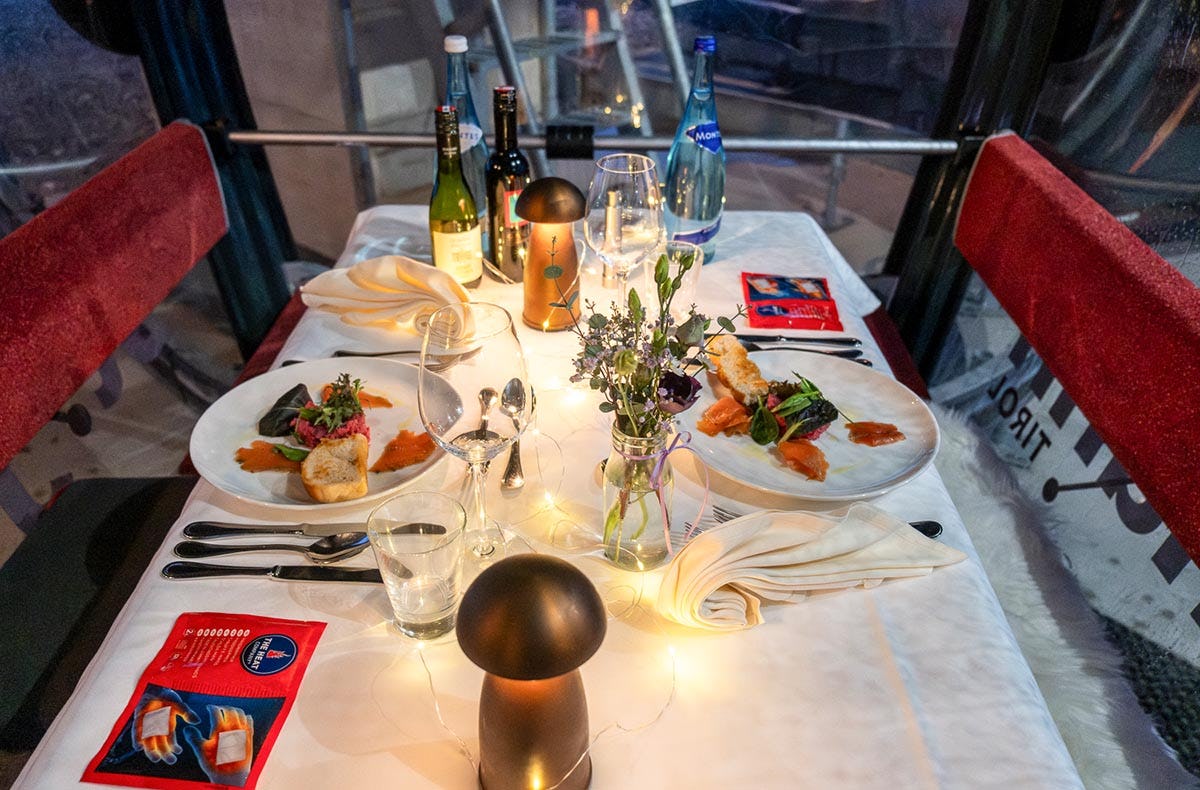Gondeldinner für 2 Sankt Johann in Tirol