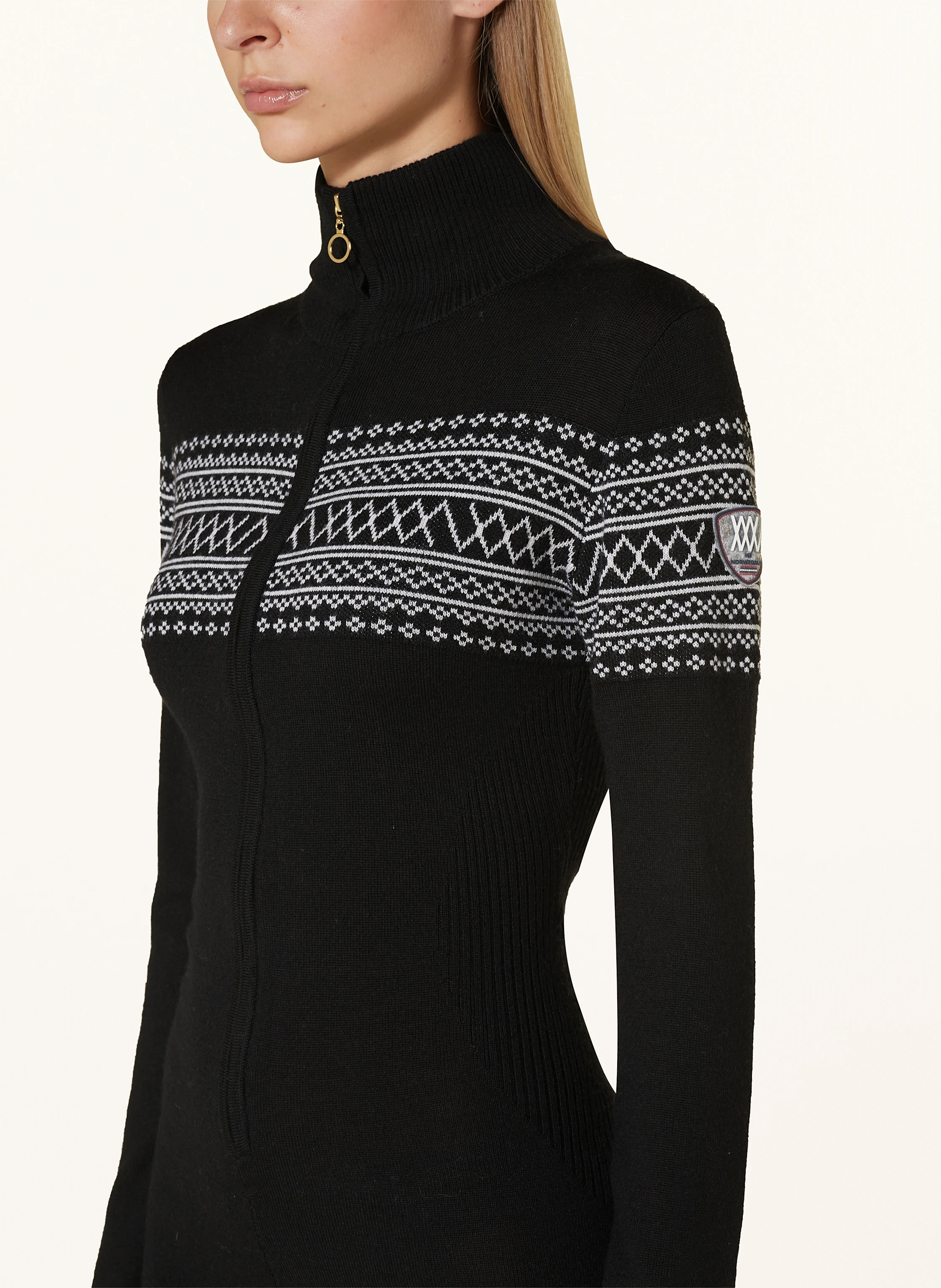 WE NORWEGIANS Strick-Jumpsuit SIGNATURE aus Merinowolle