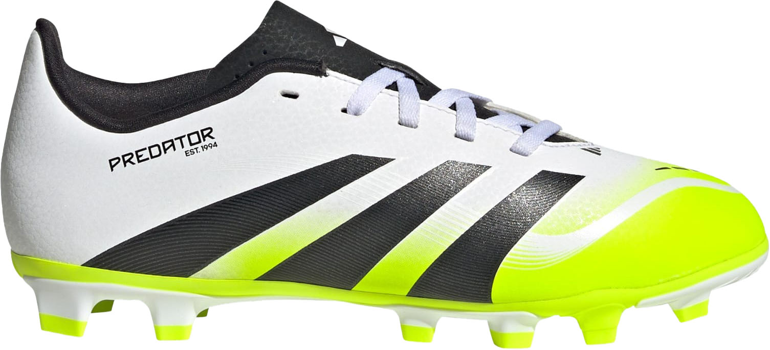 Predator Club FG/MG Junior Cloud White/Core Black/Lucid Lemon