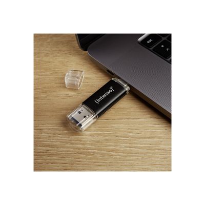 Intenso Twist Line - Clé USB 64 Go - USB 3.2 Gen 1 / USB-C - anthracite