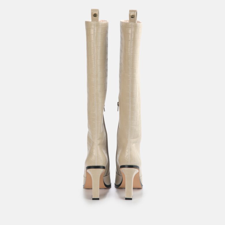 Shirly bottes véganes, crème