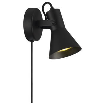 KARWEI wandspot Mare GU10 zwart