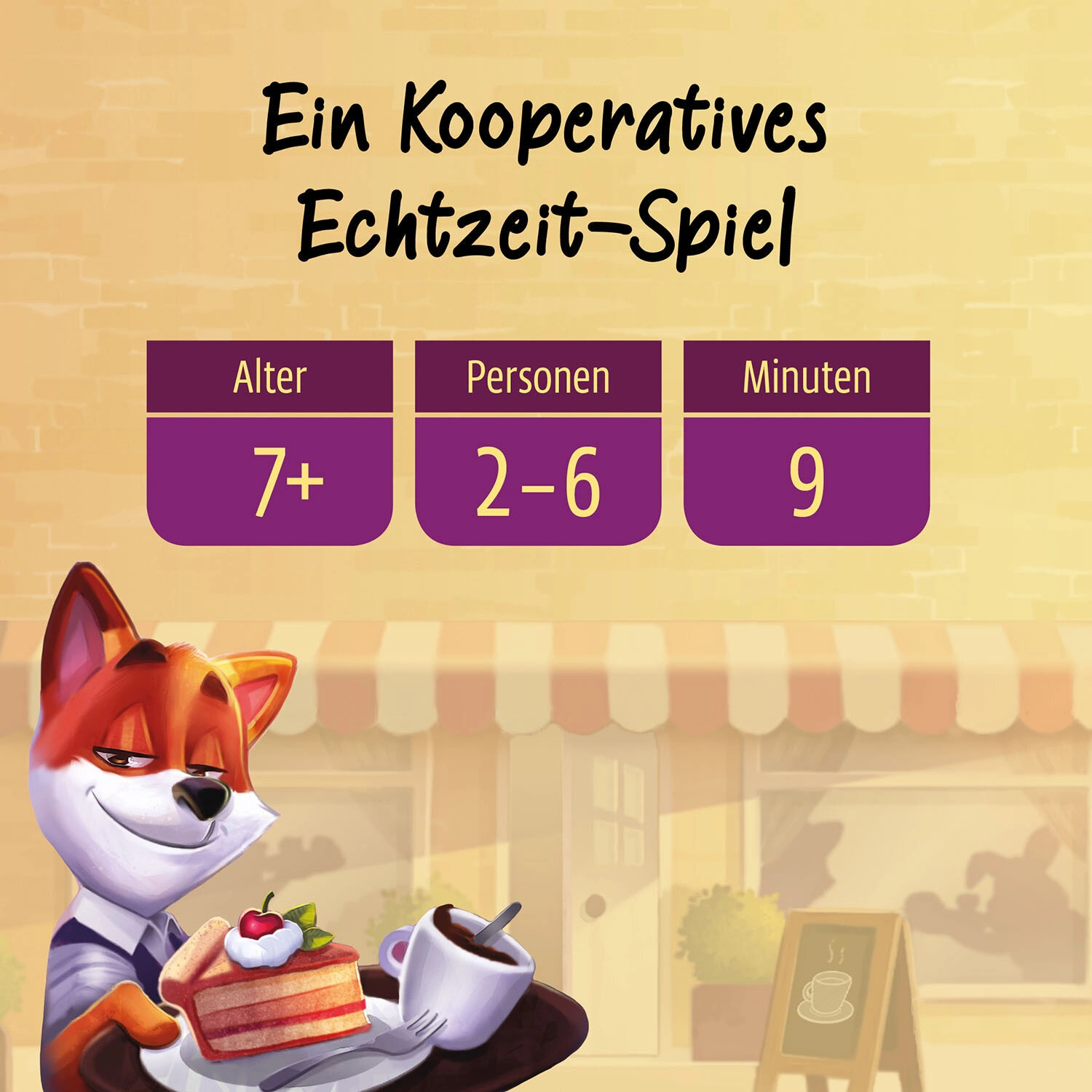 Gesellschaftsspiel 3 MINUTE CRAZY CAFÉ in bunt