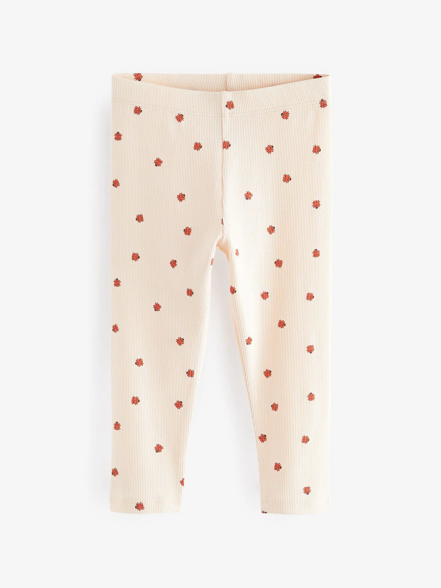 Marineblauw - Verpakking van 5 geribbelde Leggings (3mnd -7jr)