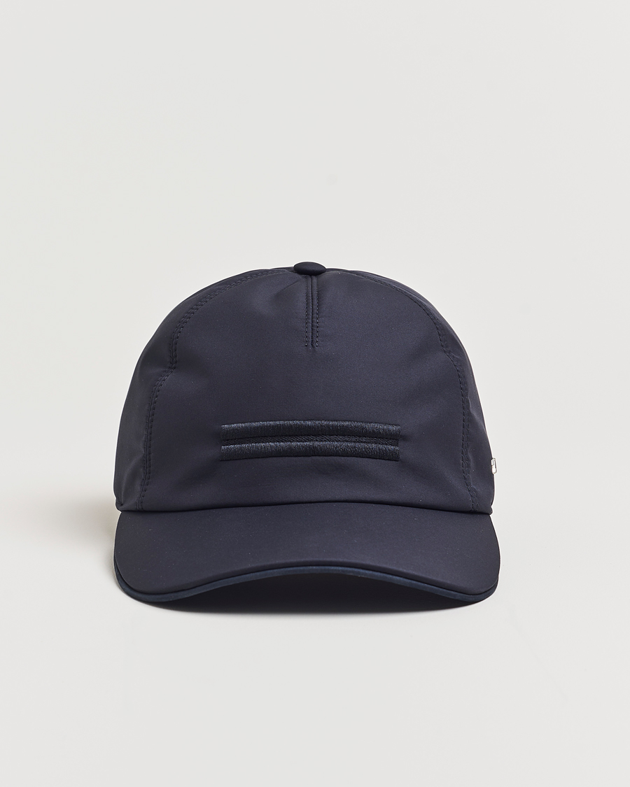 Zegna Padded Baseball Cap Navy