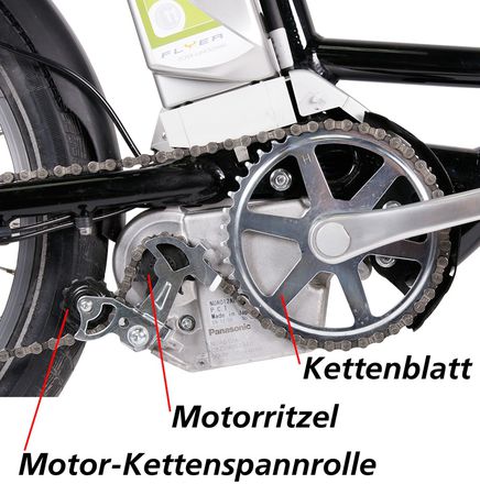 FLYER Kettenblatt, 35 Zähne, Direktmontage, Stahl  schwarz  35 Zähne