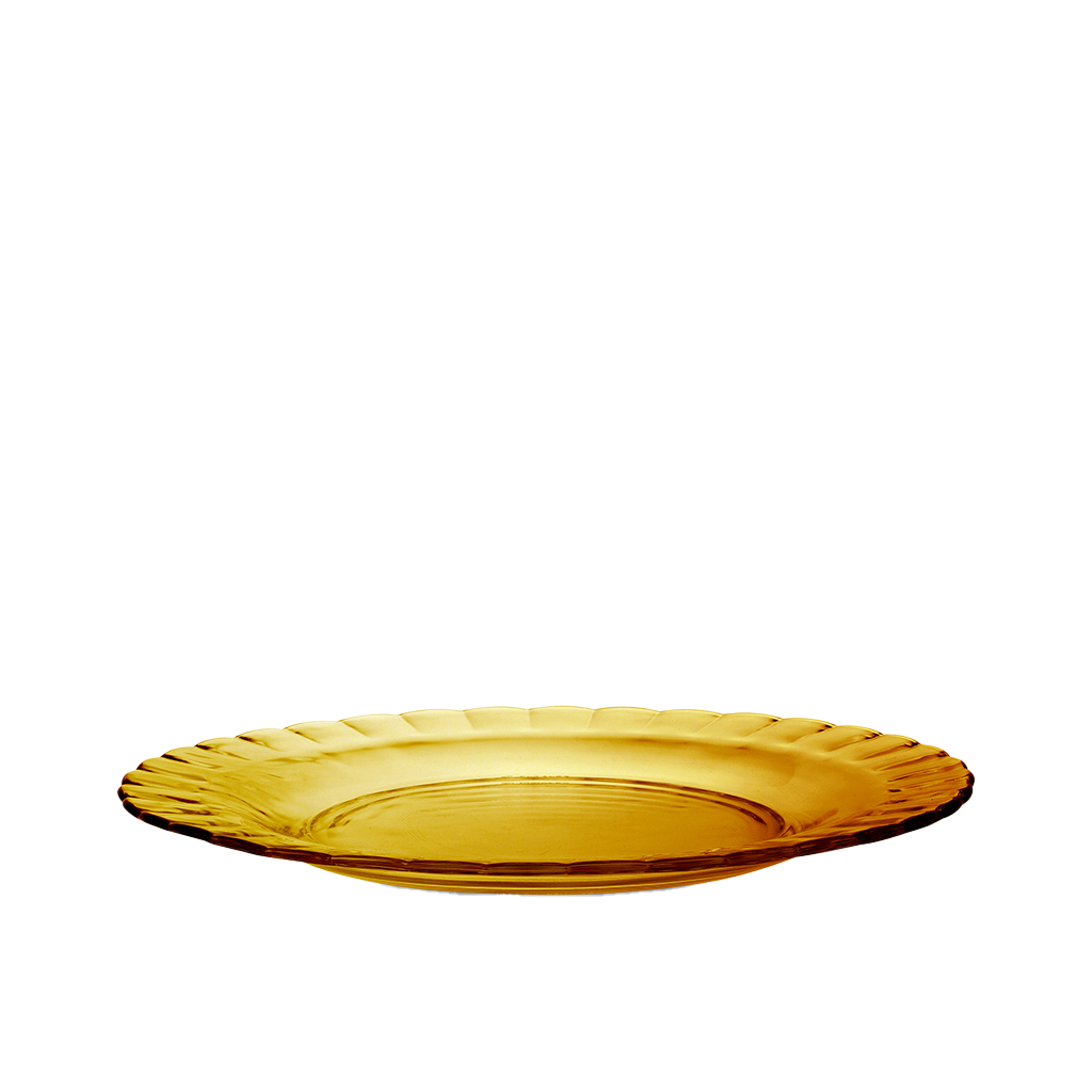Le Picardie®  - Assiette plate en verre 23 cm & 26 cm (lot de 6)