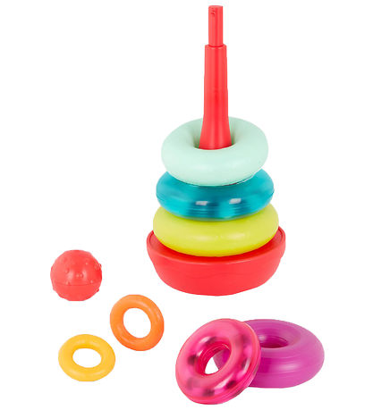 B. toys Bauklötze - Rainbow Ringe - 9 Teile