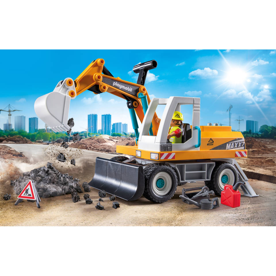 PLAYMOBIL Action Heroes grote graafmachine 71749